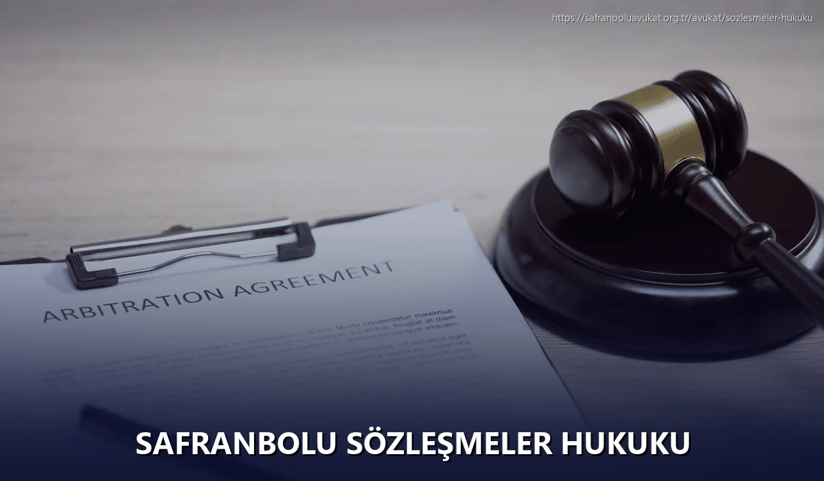 Safranbolu Sözleşmeler Hukuku